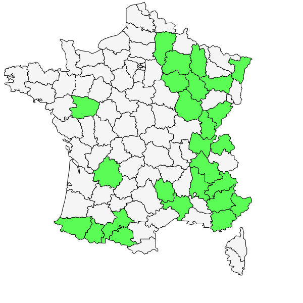 Répartition de Carex davalliana Sm. ( Carex de Davall )