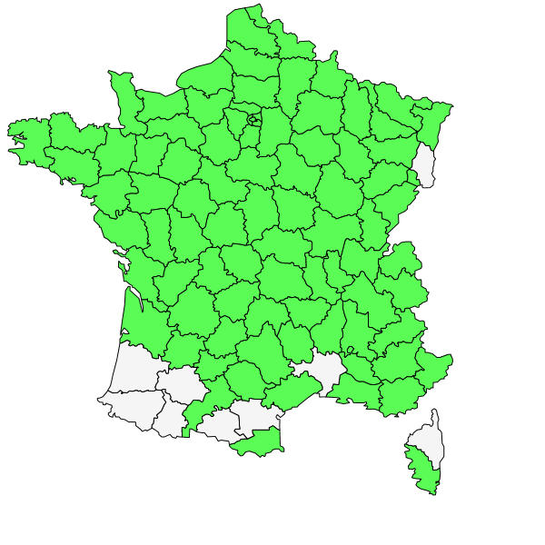 Répartition de Geranium dissectum L. ( Géranium à feuilles découpées )