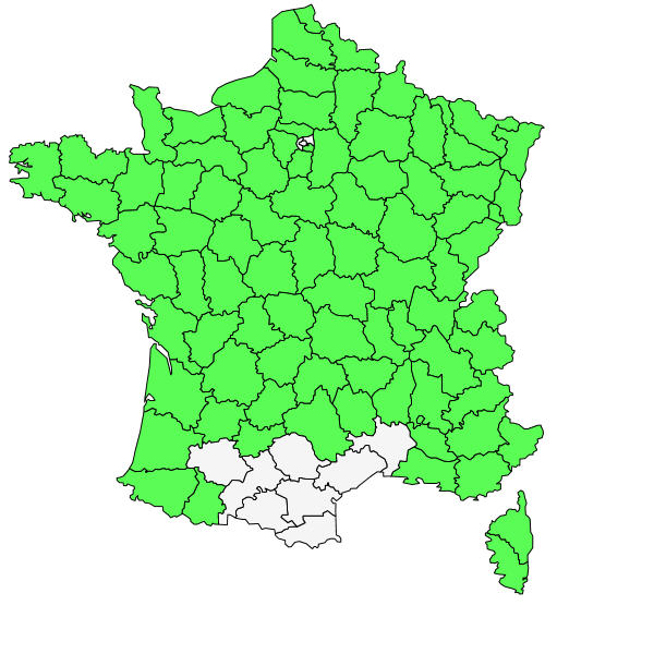 Répartition de Carex panicea L. ( Laîche millet )