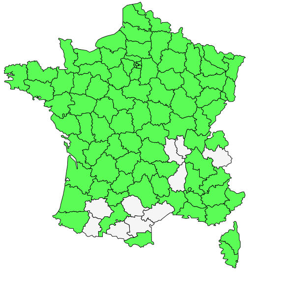 Répartition de Solanum dulcamara L. ( Douce-amère )